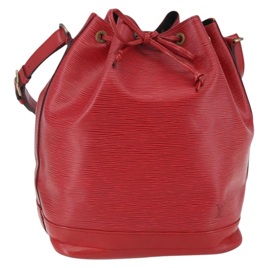 Louis Vuitton Noe Handbag Epi Leather Red Leather Shoulder Bag
