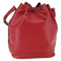 Louis Vuitton Noe Handbag Epi Leather Red Leather Shoulder Bag