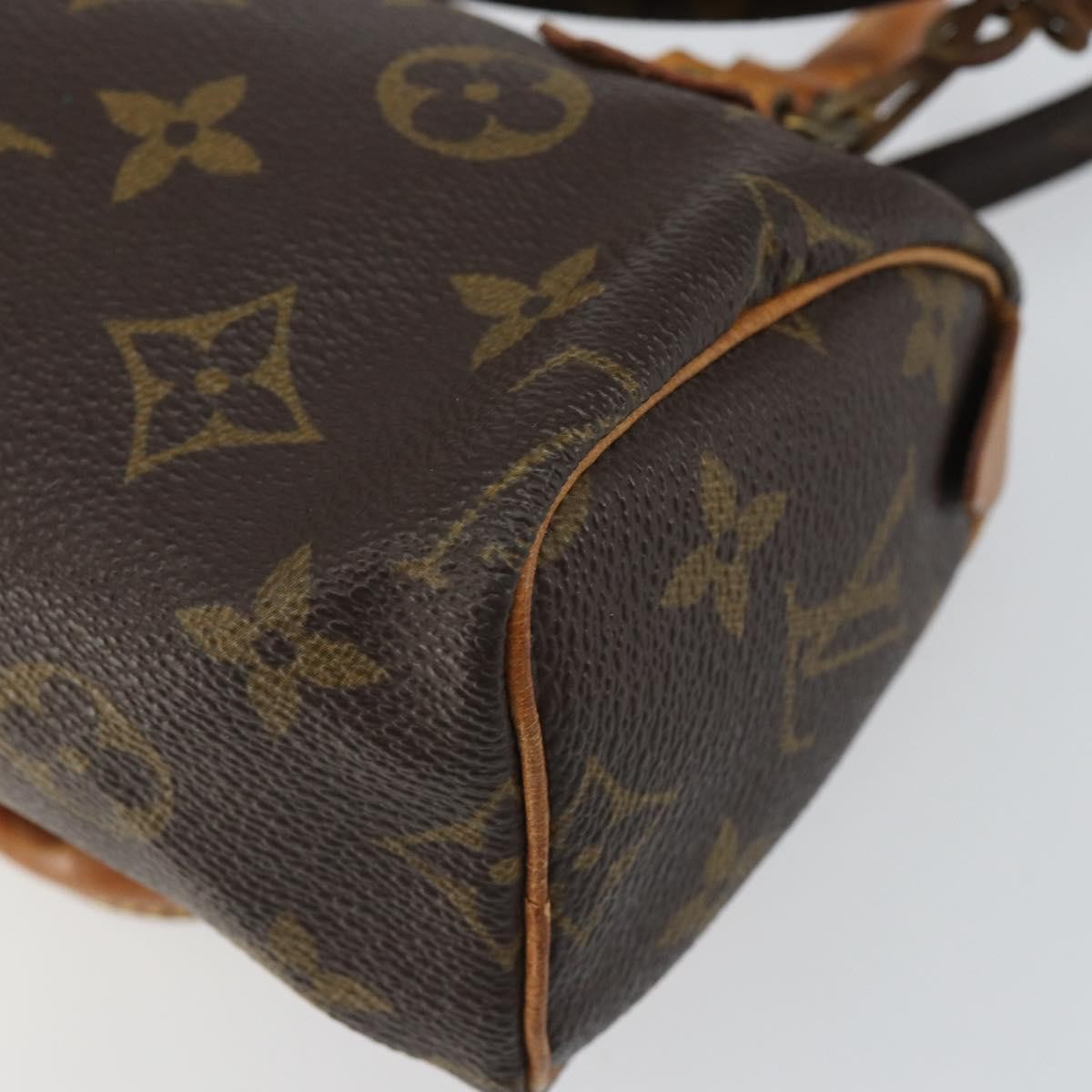 Louis Vuitton Speedy Mini Hl Handbag Monogram Canvas Brown Canvas Handbag
