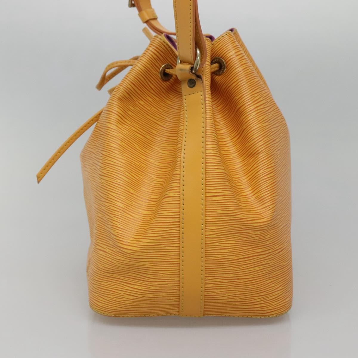 Louis Vuitton Noe Handbag Epi Leather Yellow Leather Bag