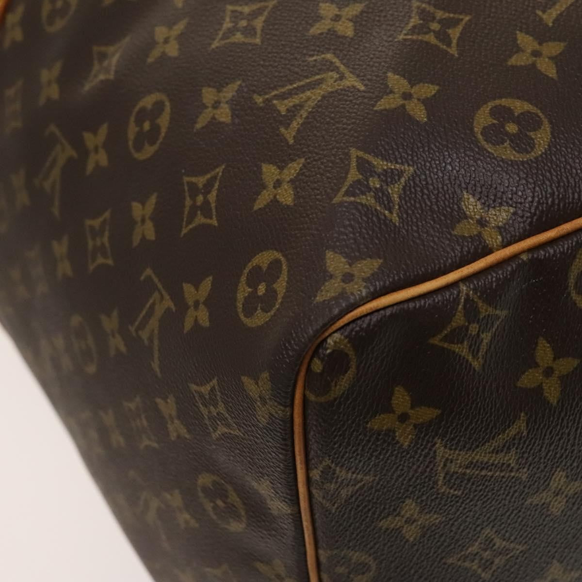 Louis Vuitton Keepall Bag Monogram Canvas Brown Canvas Travel Bag
