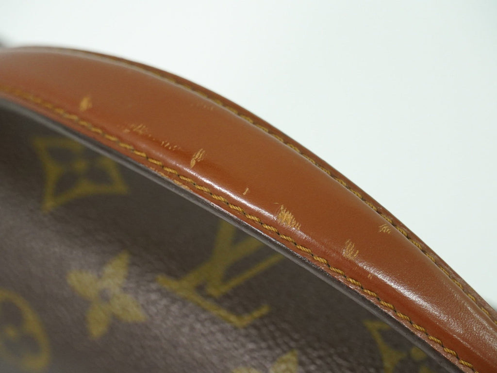 Louis Vuitton Monceau Handbag Monogram Canvas Brown Canvas Handbag