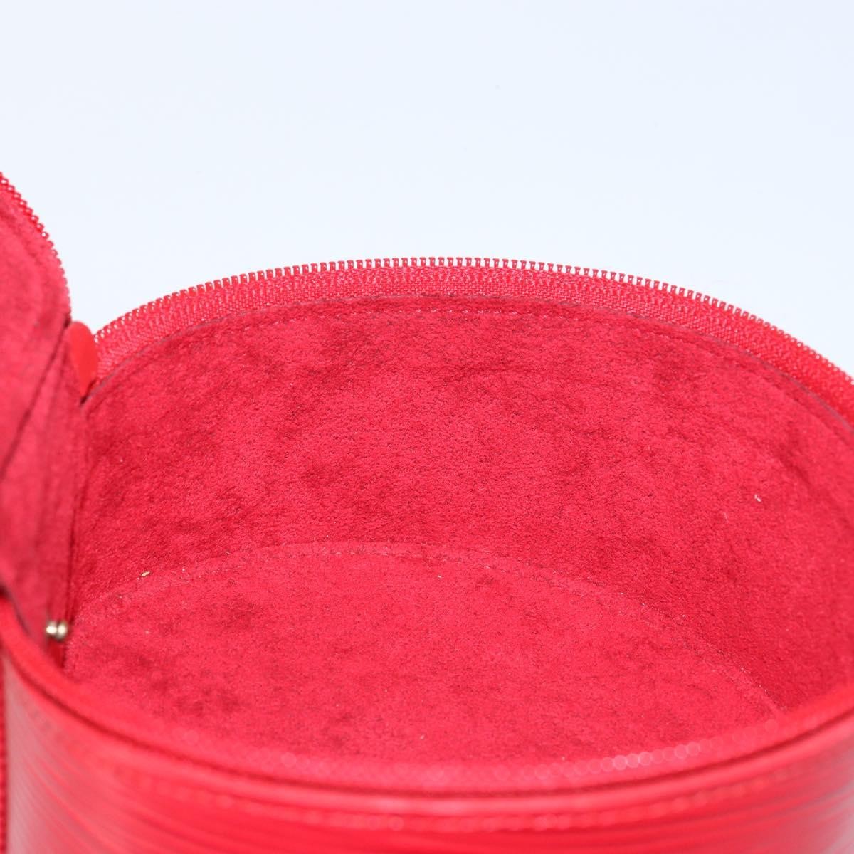Louis Vuitton Ecrin Bijoux Pouch Epi Leather Red Leather Jewelry Set Jewelry