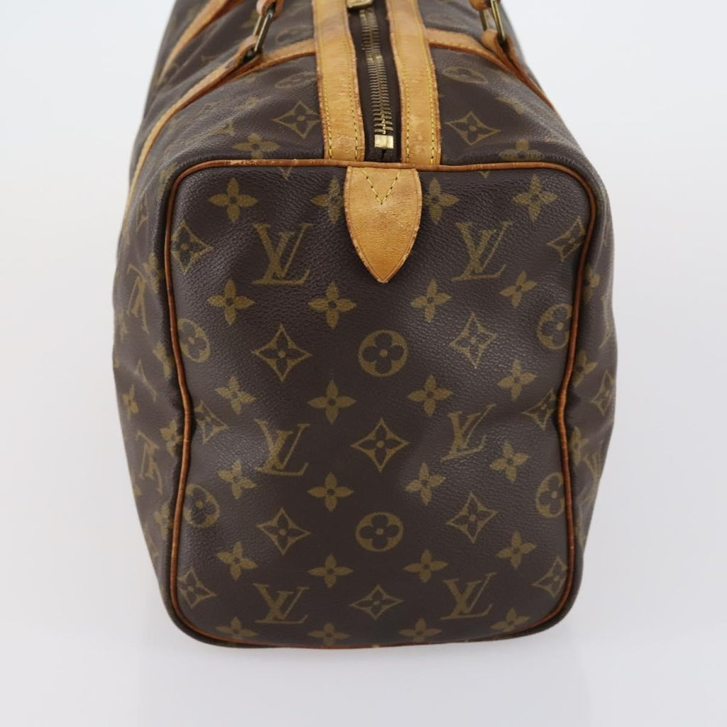 Louis Vuitton Sac Souple Handbag Monogram Canvas Brown Canvas Travel Bag