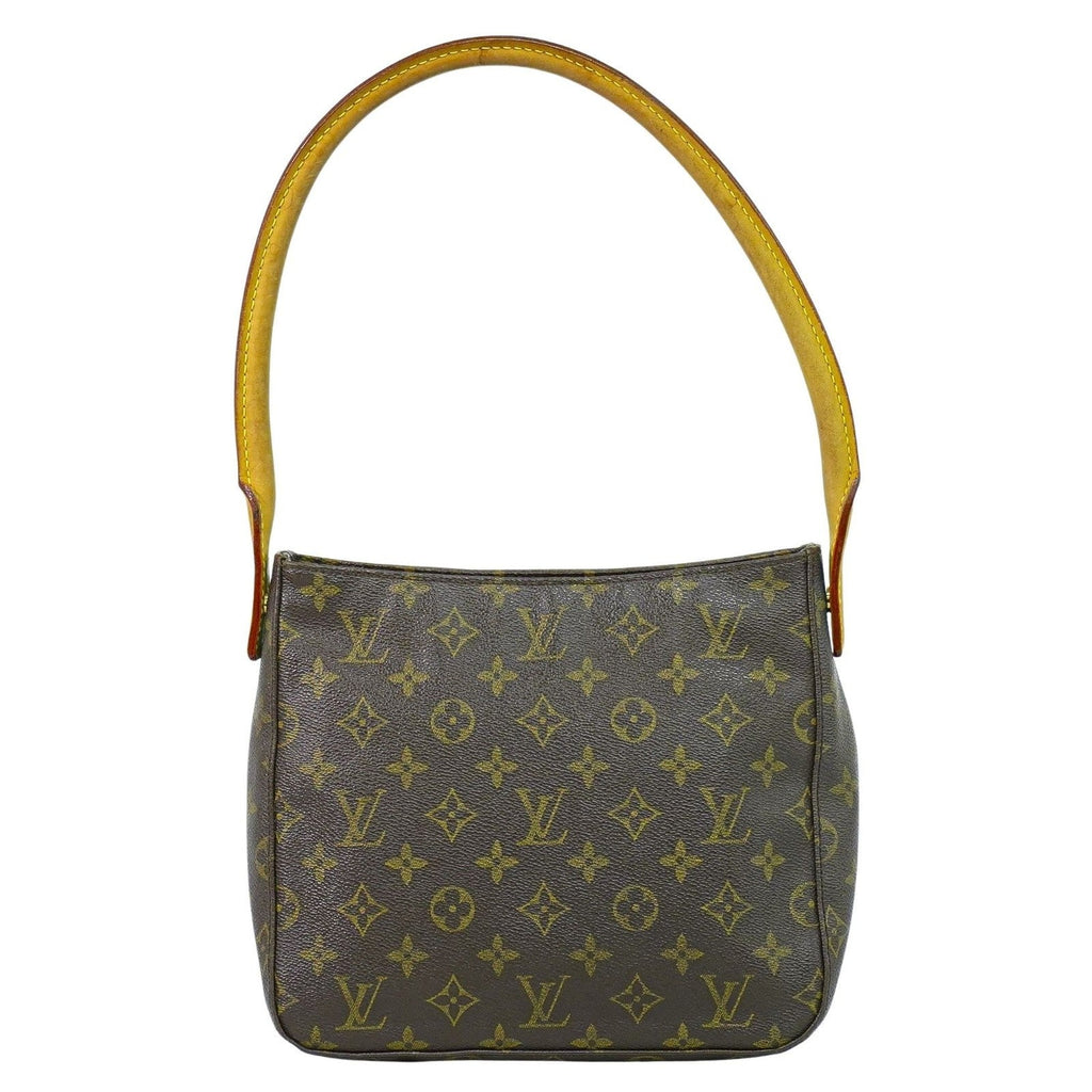 Louis Vuitton Monogram Looping Handbag Monogram Canvas Brown Canvas Shoulder Bag