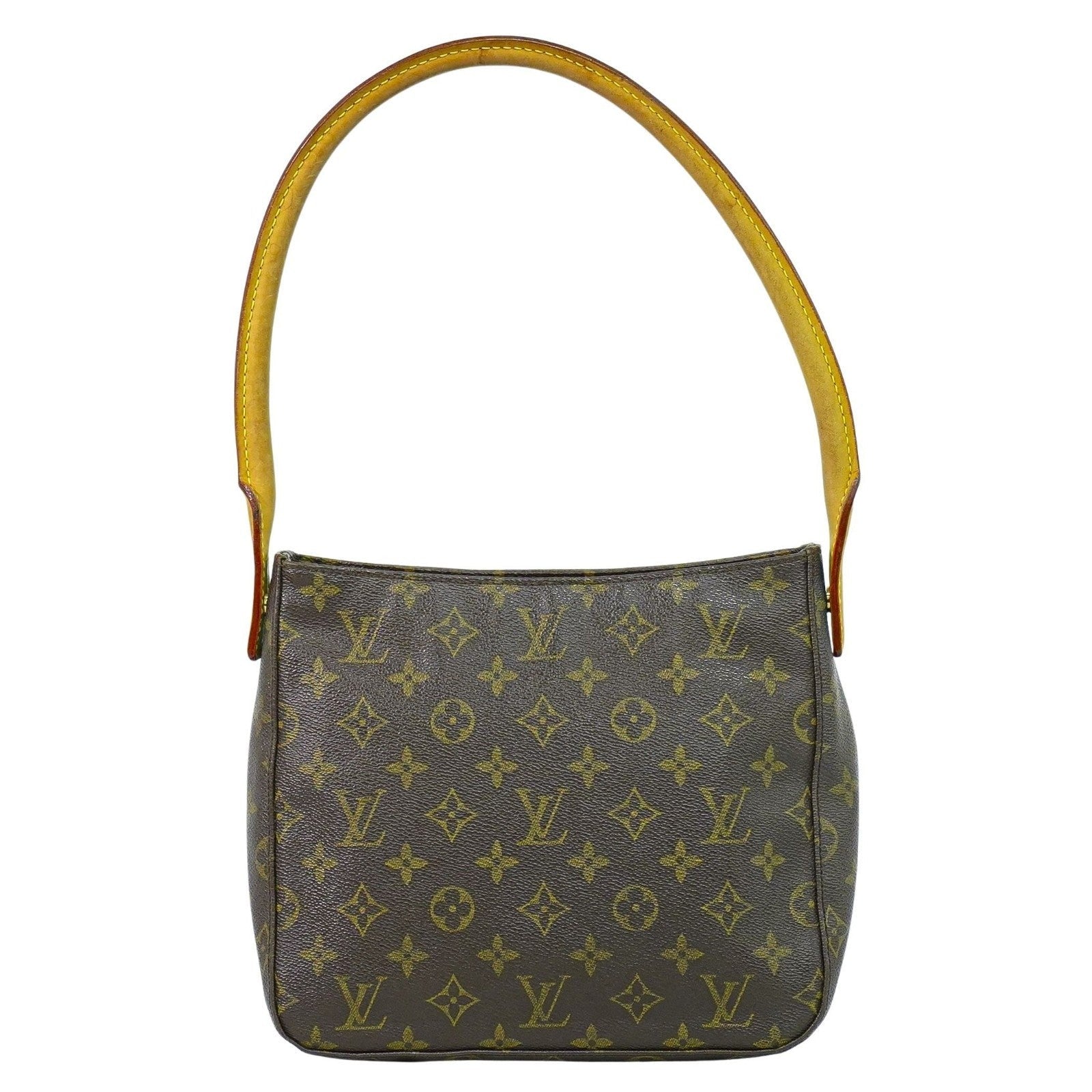 Louis Vuitton Monogram Looping Handbag Monogram Canvas Brown Canvas Shoulder Bag