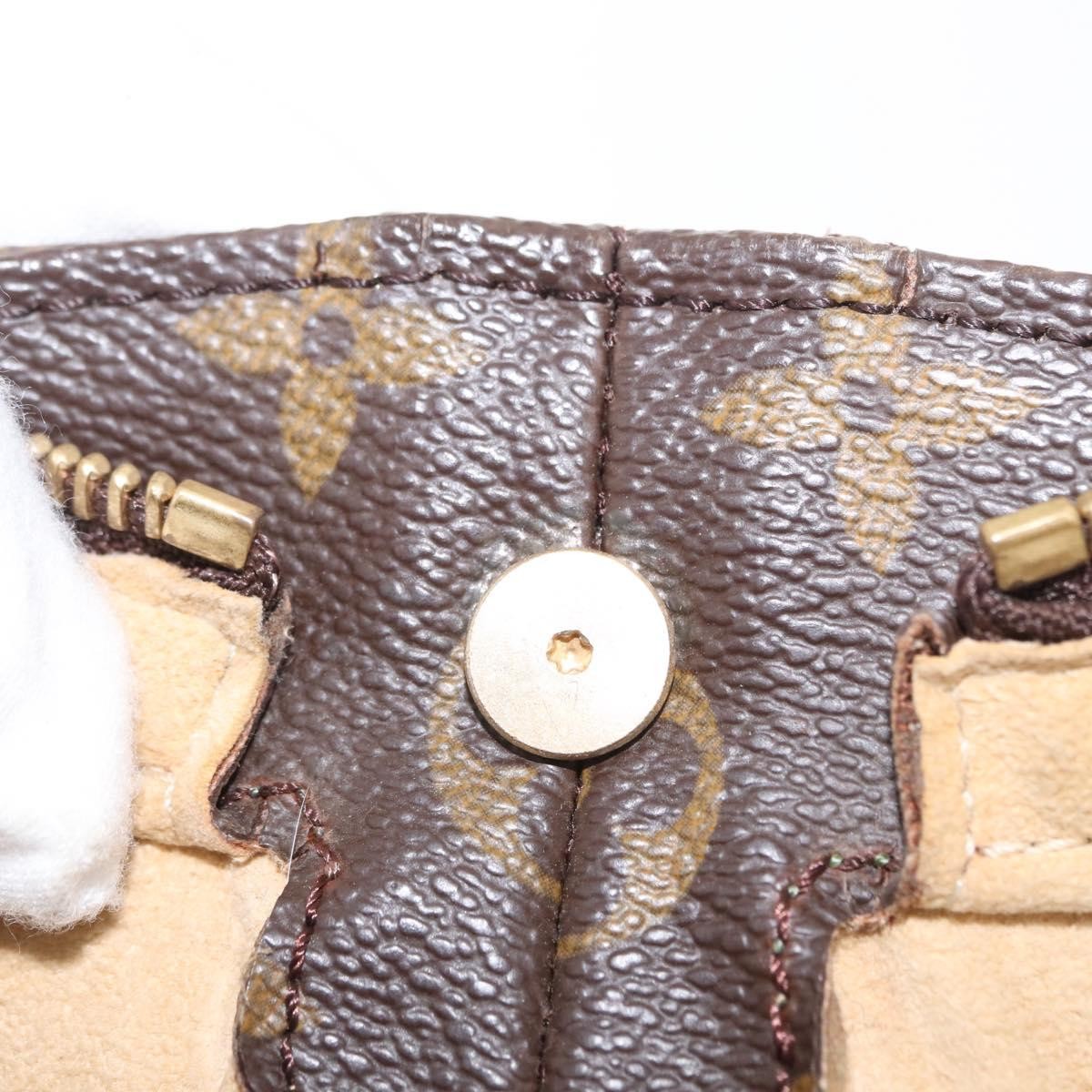 Louis Vuitton Monogram Looping Handbag Monogram Canvas Brown Canvas Shoulder Bag