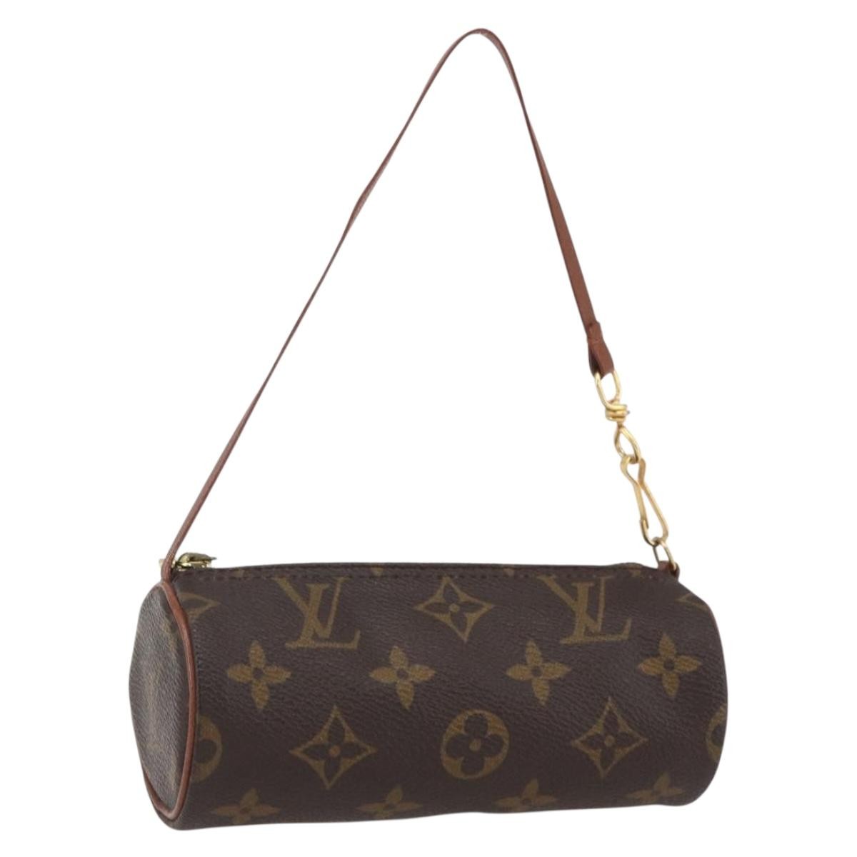 Louis Vuitton Papillon Pochette Monogram Canvas Brown Canvas Clutche & Pouche Bag