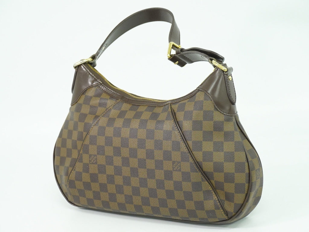Louis Vuitton Thames Handbag Damier Brown Canvas Bag