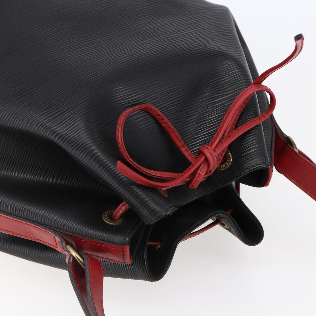 Louis Vuitton Bicolor Noe Handbag Epi Leather Black Leather Bag