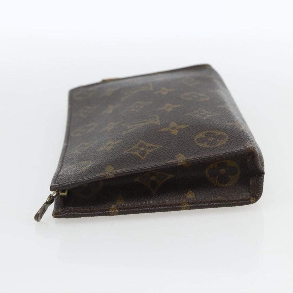Louis Vuitton Toiletry Pouch Monogram Canvas Brown Canvas Clutche & Pouche Bag
