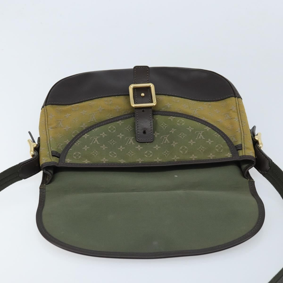 Louis Vuitton Marjorie Handbag Mini Lin Khaki Canvas Shoulder Bag