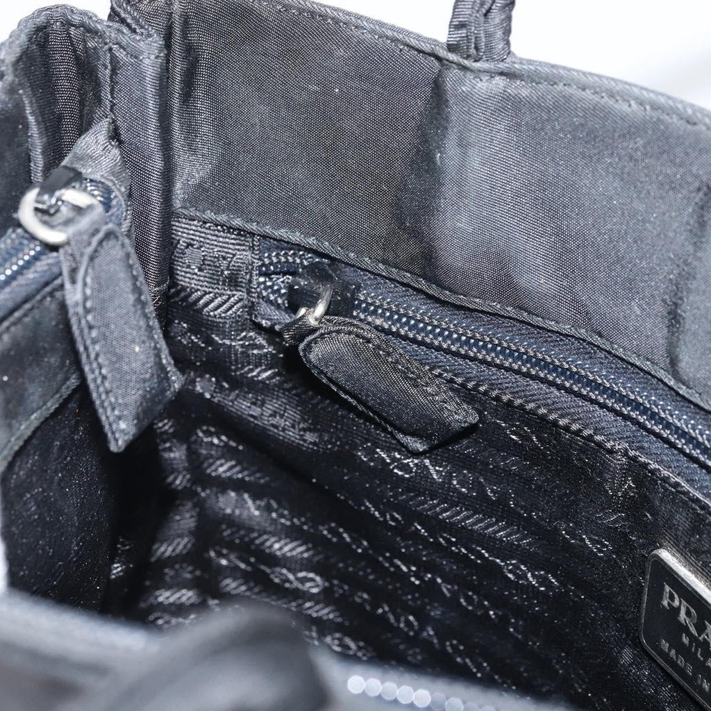 Prada Vintage Tote Nylon Black Nylon Tote Bag Bag