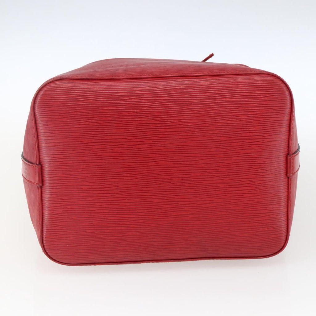 Louis Vuitton Petit Noe Handbag Epi Leather Red Leather Shoulder Bag