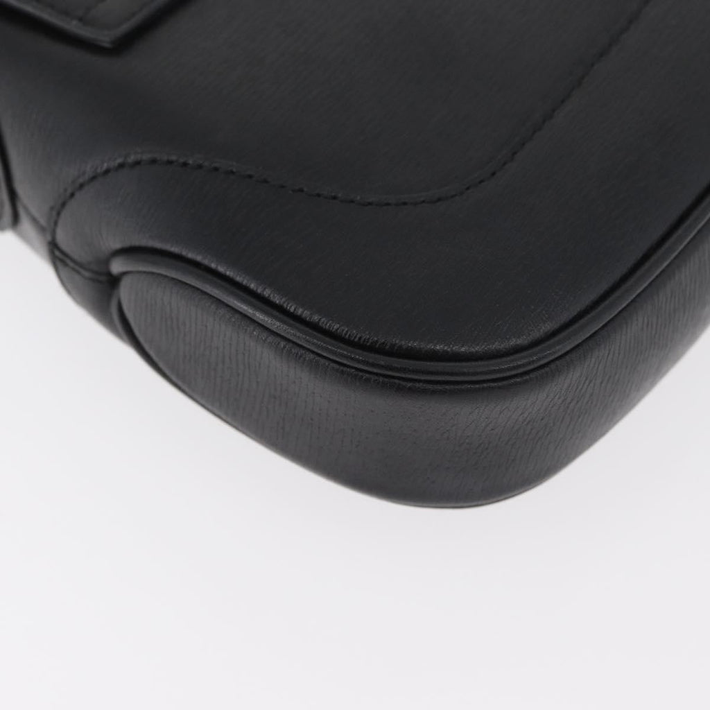Gucci Jackie Original Shoulder Bag Leather Leather Black Leather Shoulder Bag Bag (Pre-Owned)