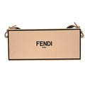 Fendi Logo Horizontal Box Crossbody Bag Leather Pink Leather Shoulder Bag Bag