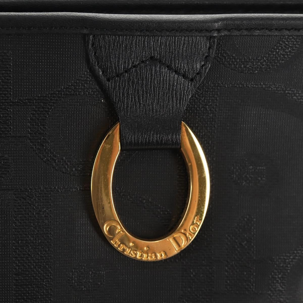 Christian Dior Vintage Trotter Pouch Diorissimo Canvas Black Pvc Clutche & Pouche Bag (Pre-Owned)