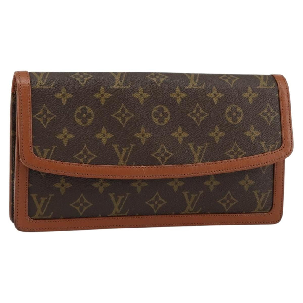 Louis Vuitton Dame Pochette Monogram Canvas Brown Canvas Clutche & Pouche Bag