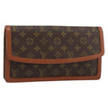 Louis Vuitton Dame Pochette Monogram Canvas Brown Canvas Clutche & Pouche Bag