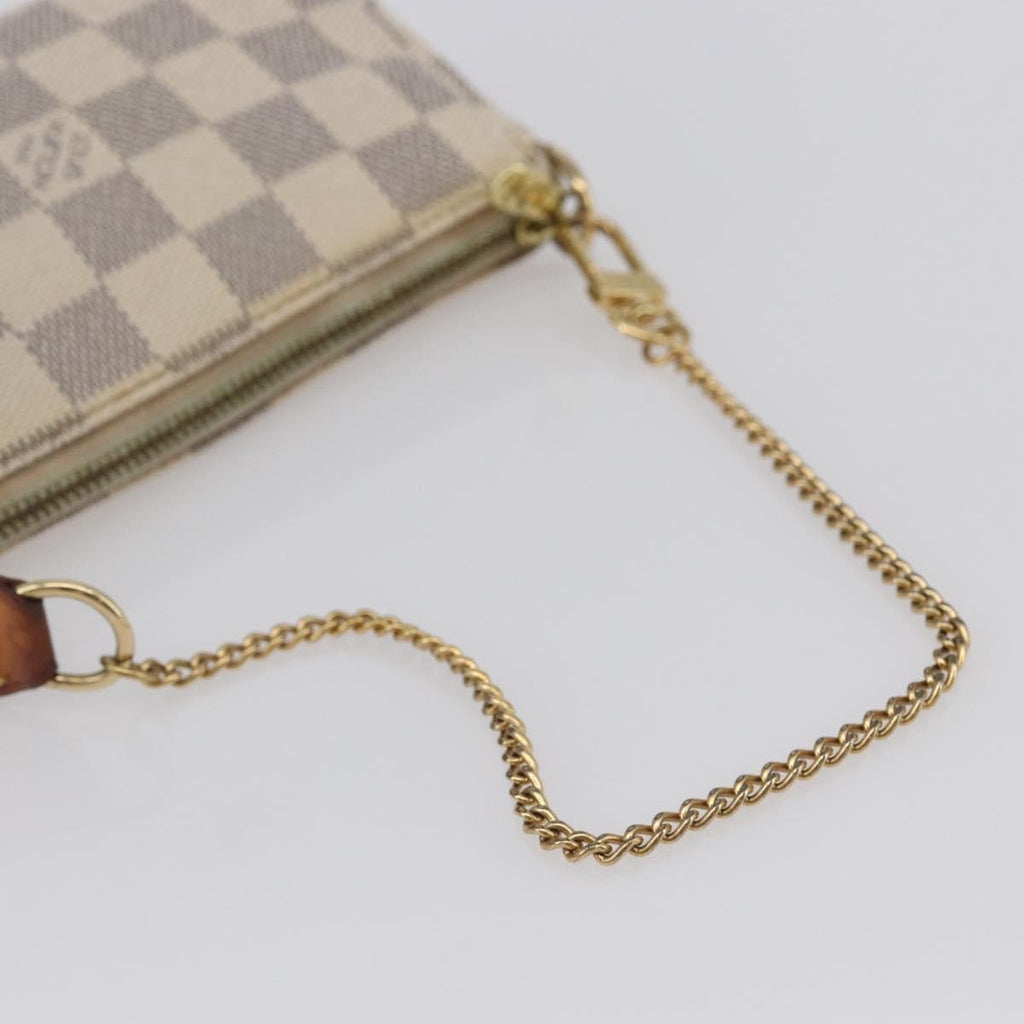 Louis Vuitton Pochette Accessoires Damier White Canvas Bag