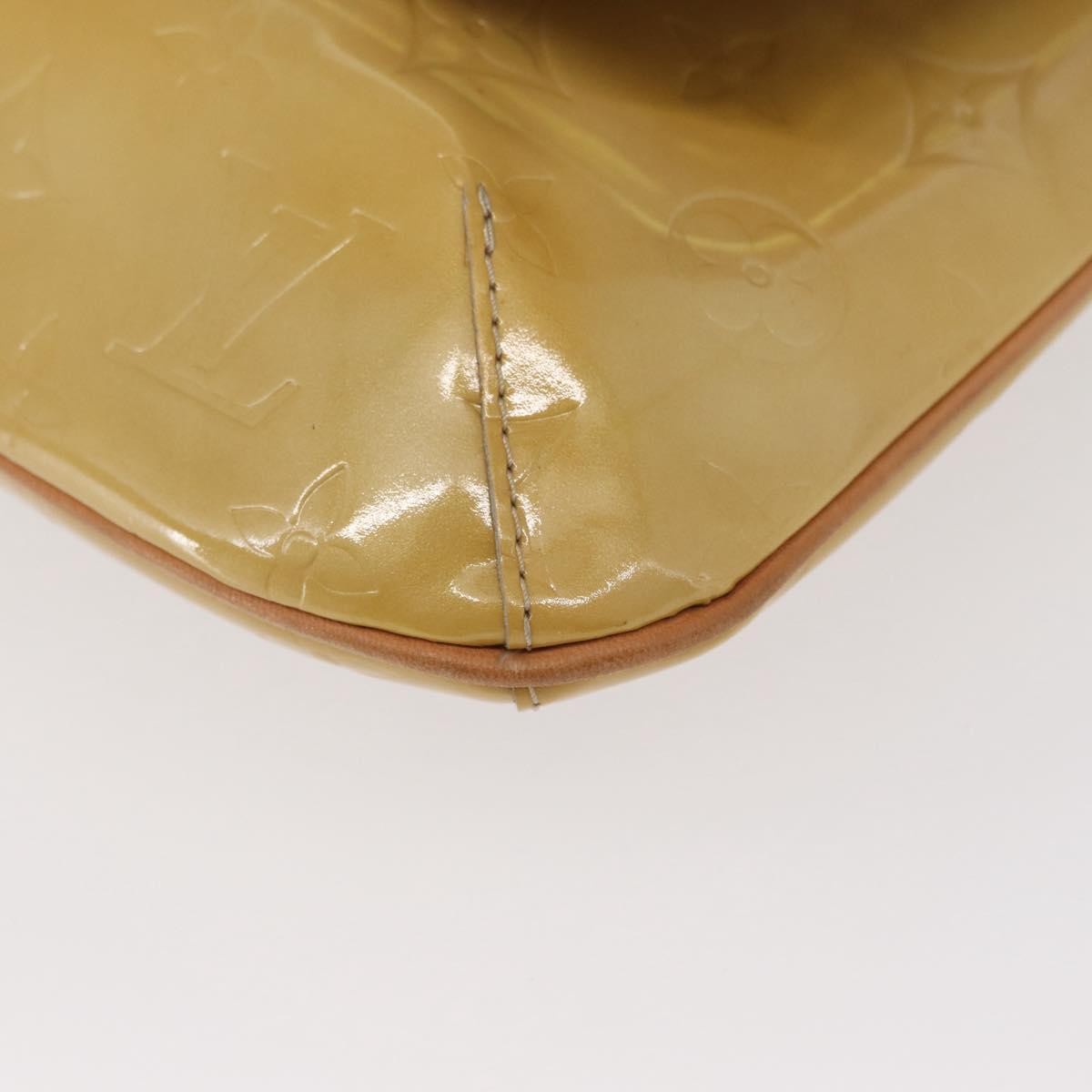 Louis Vuitton Thompson Street Handbag Monogram Vernis Beige Patent_Leather Shoulder Bag