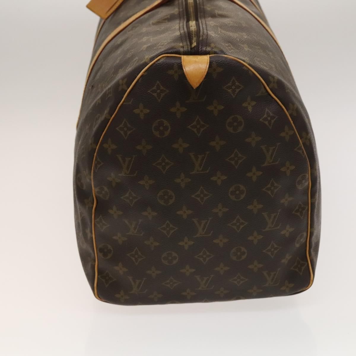 Louis Vuitton Keepall Bag Monogram Canvas Brown Canvas Travel Bag