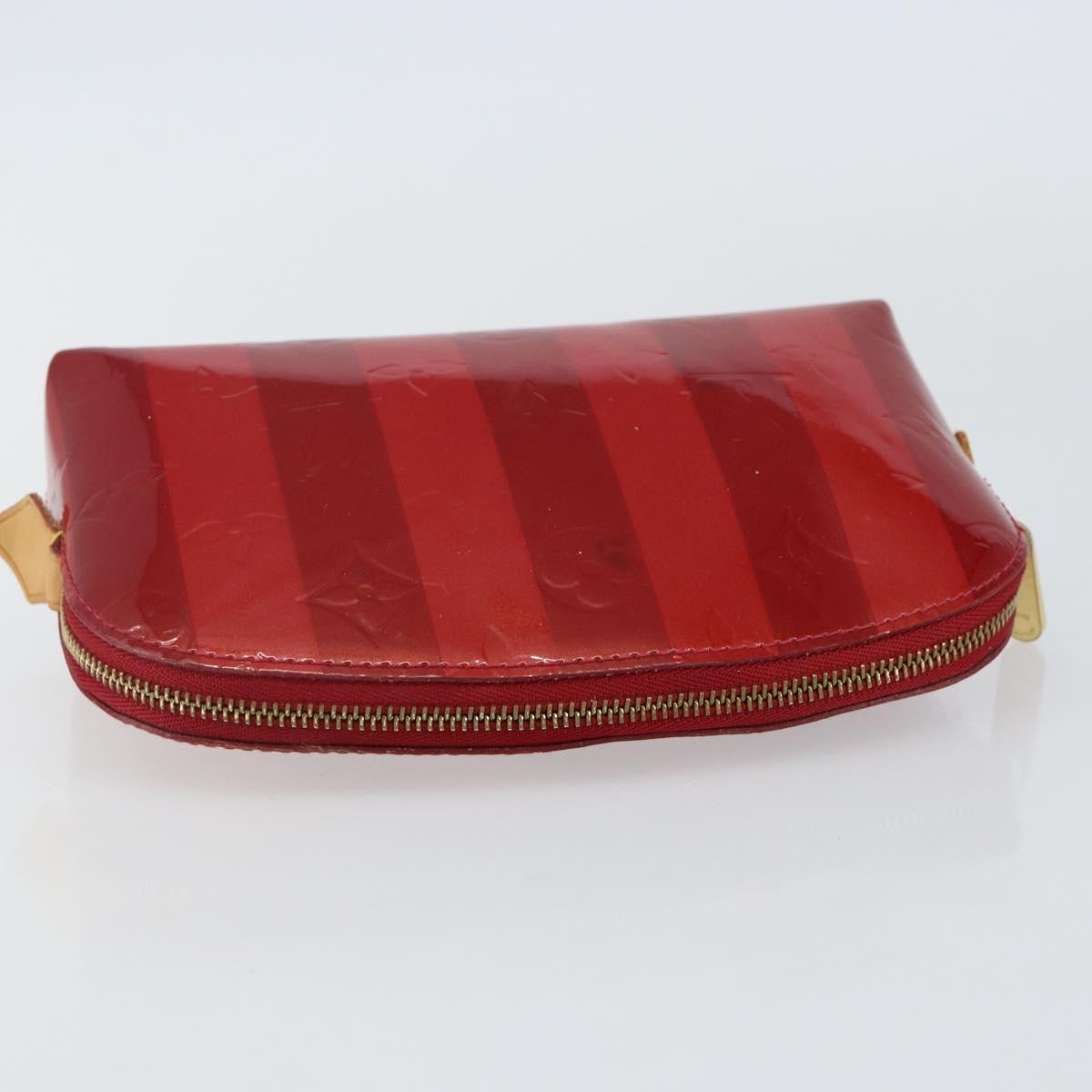 Louis Vuitton Cosmetic Pouch Electric Epi Leather Red Patent_Leather Bag