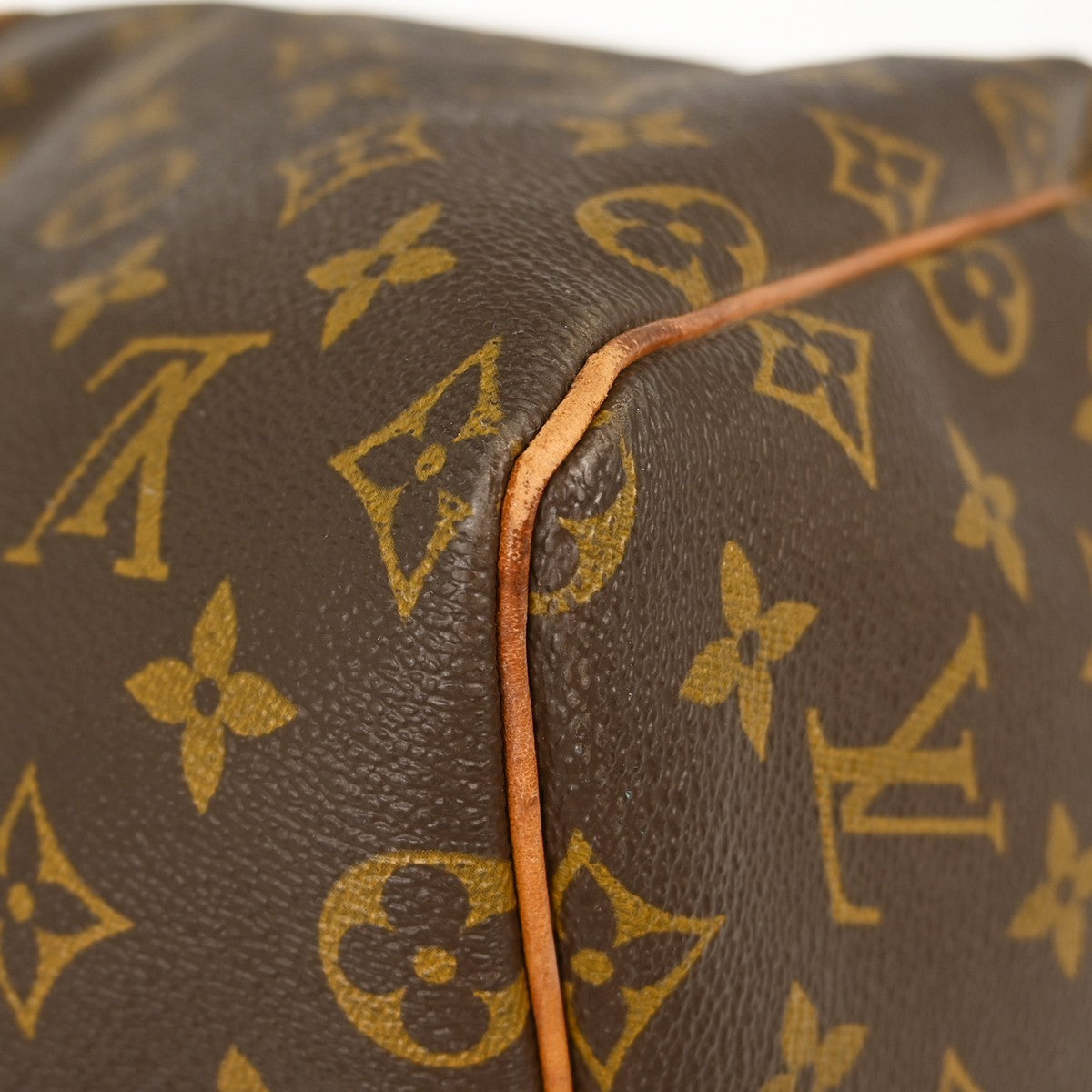 Louis Vuitton Keepall Bag Monogram Canvas Brown Canvas Travel Bag