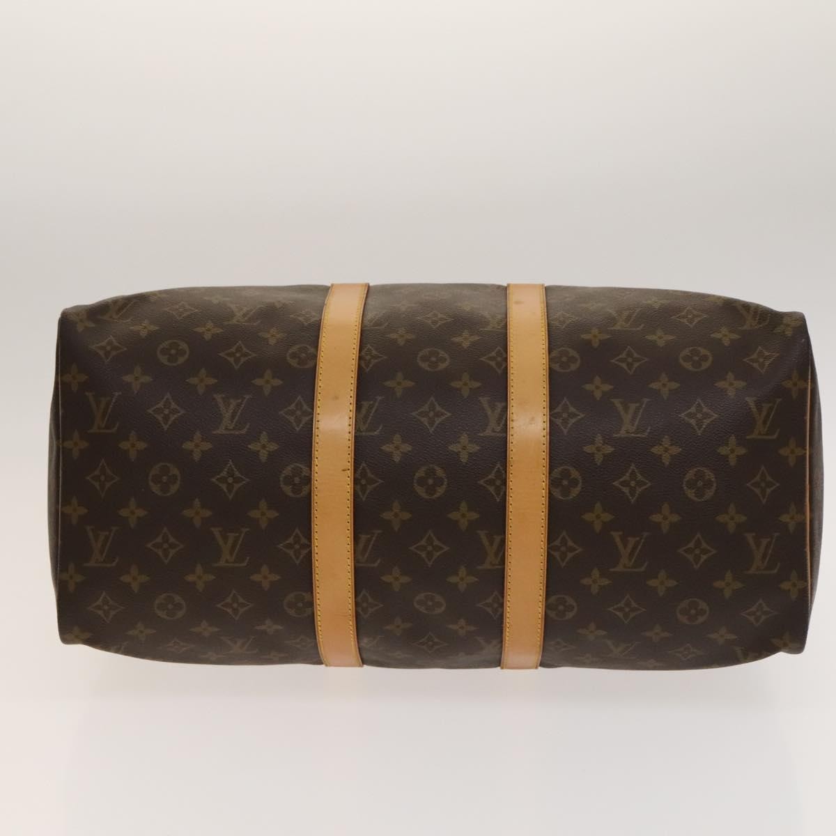 Louis Vuitton Keepall Bag Monogram Canvas Brown Canvas Bag