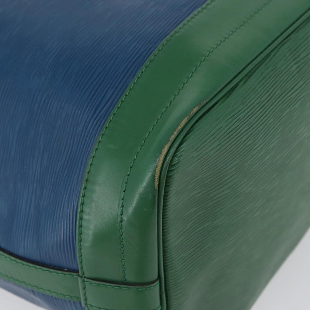 Louis Vuitton Bicolor Noe Handbag Epi Leather Blue Leather Shoulder Bag