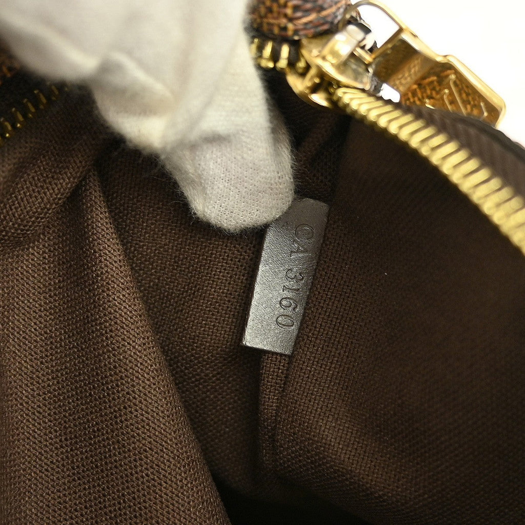 Louis Vuitton Brooklyn Handbag Damier Brown Canvas Shoulder Bag