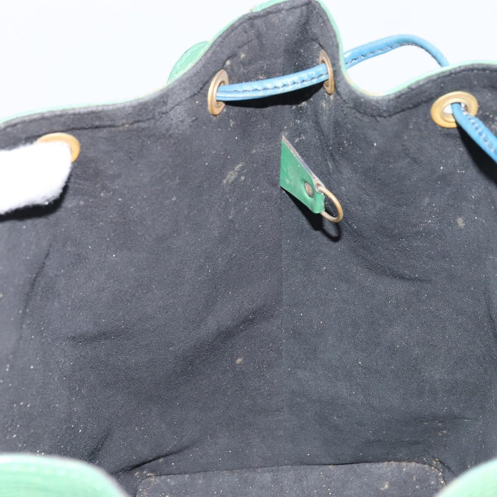 Louis Vuitton Petit Noe Handbag Epi Leather Green Leather Shoulder Bag