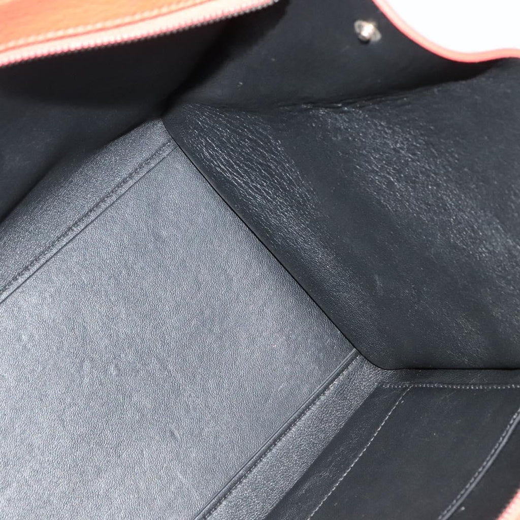 Celine Trapeze Bag Leather With Suede Red Leather Handbag