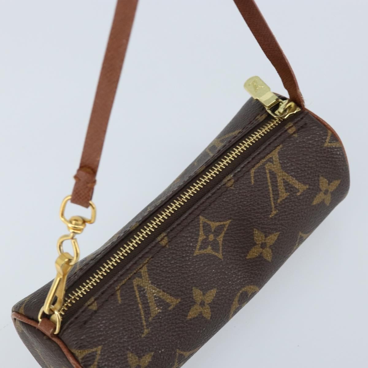 Louis Vuitton Papillon Pochette Monogram Canvas Brown Canvas Clutche & Pouche Bag