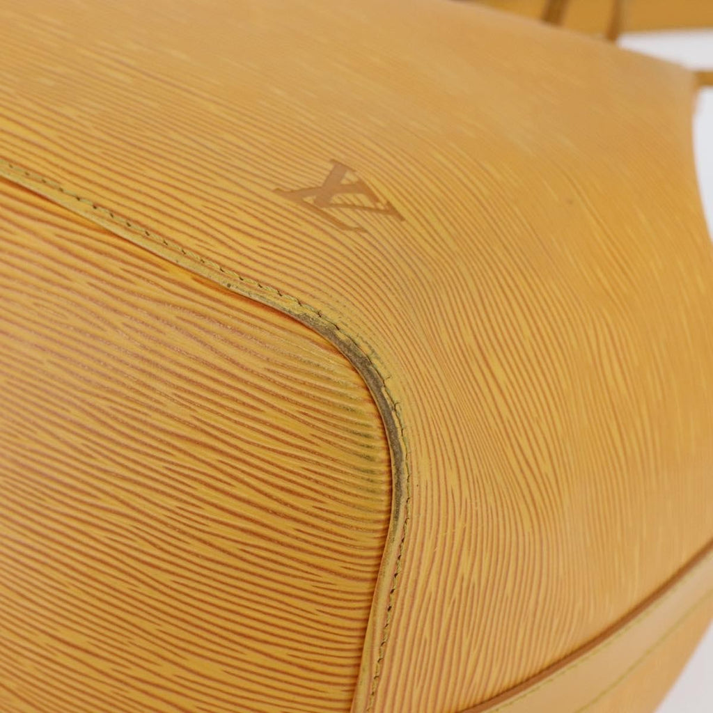 Louis Vuitton Petit Noe Handbag Epi Leather Yellow Leather Shoulder Bag