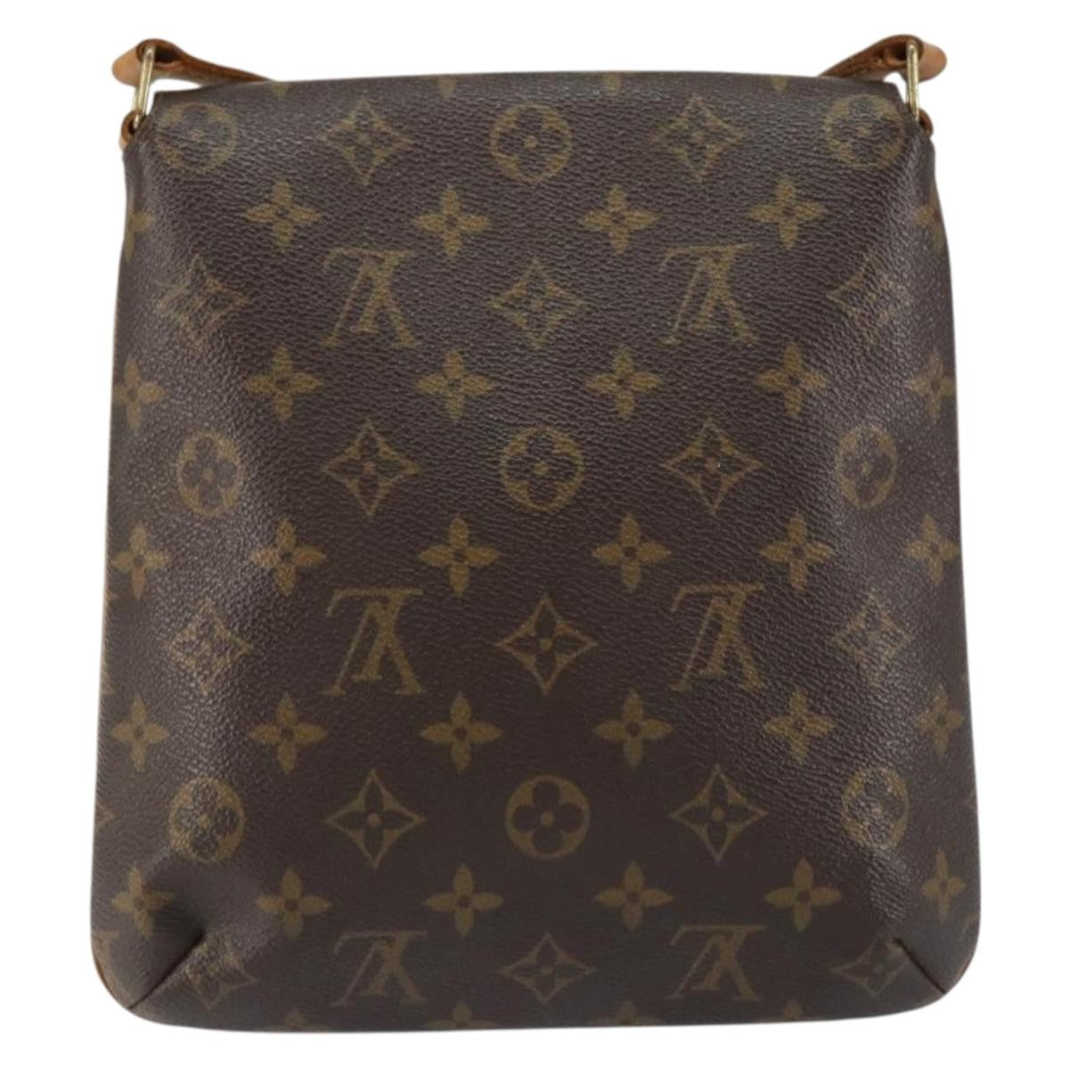 Louis Vuitton Musette Salsa Handbag Monogram Canvas Brown Canvas Shoulder Bag