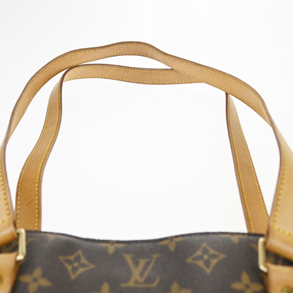 Louis Vuitton Babylone Handbag Monogram Canvas Brown Canvas Shoulder Bag