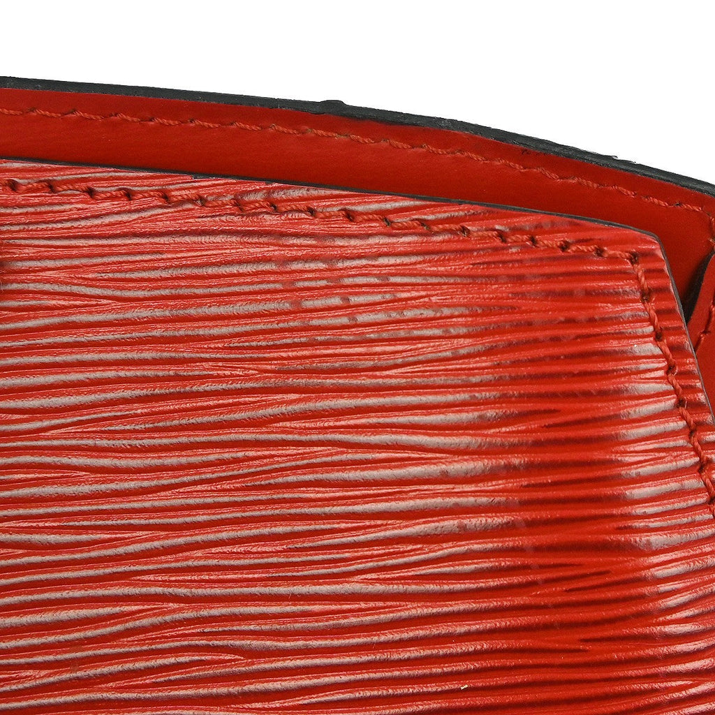Louis Vuitton Cluny Shoulder Bag Epi Leather Red Leather Shoulder Bag