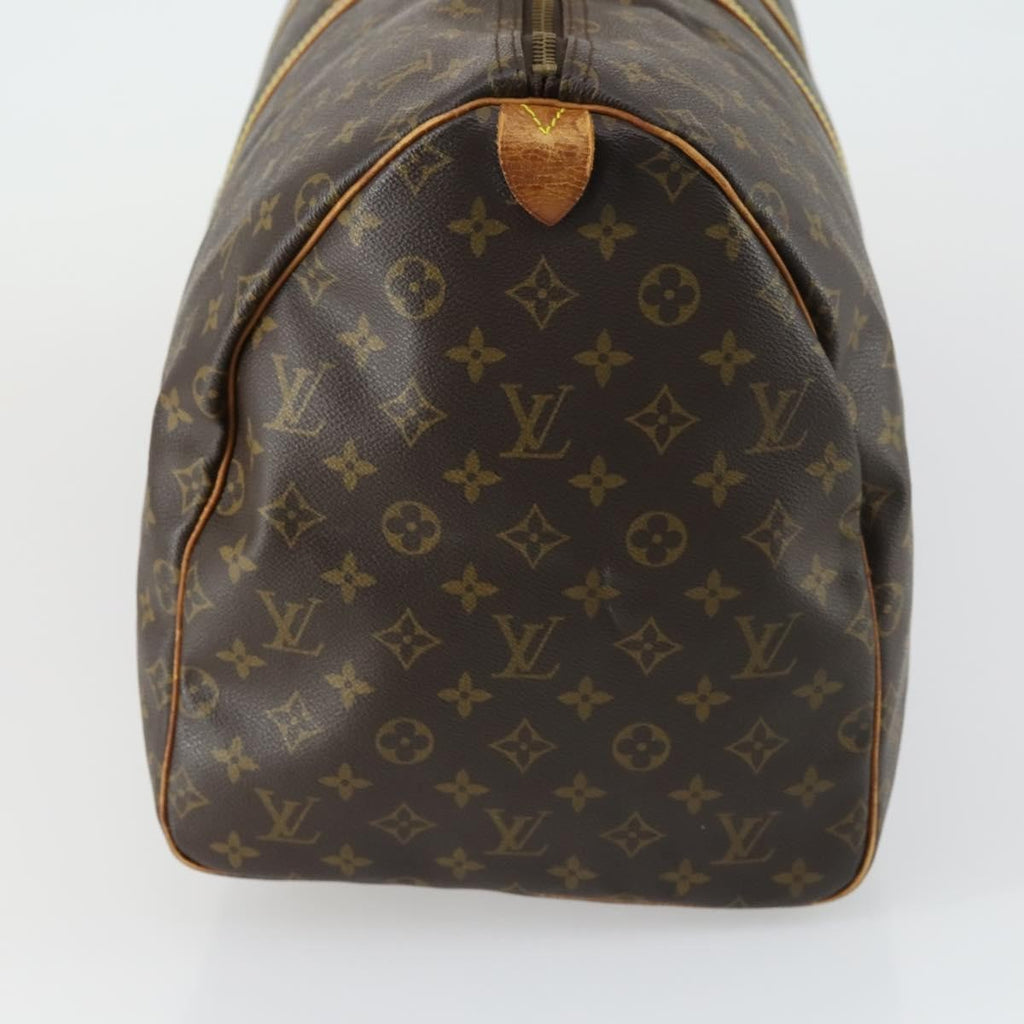 Louis Vuitton Keepall Bag Monogram Canvas Brown Canvas Travel Bag