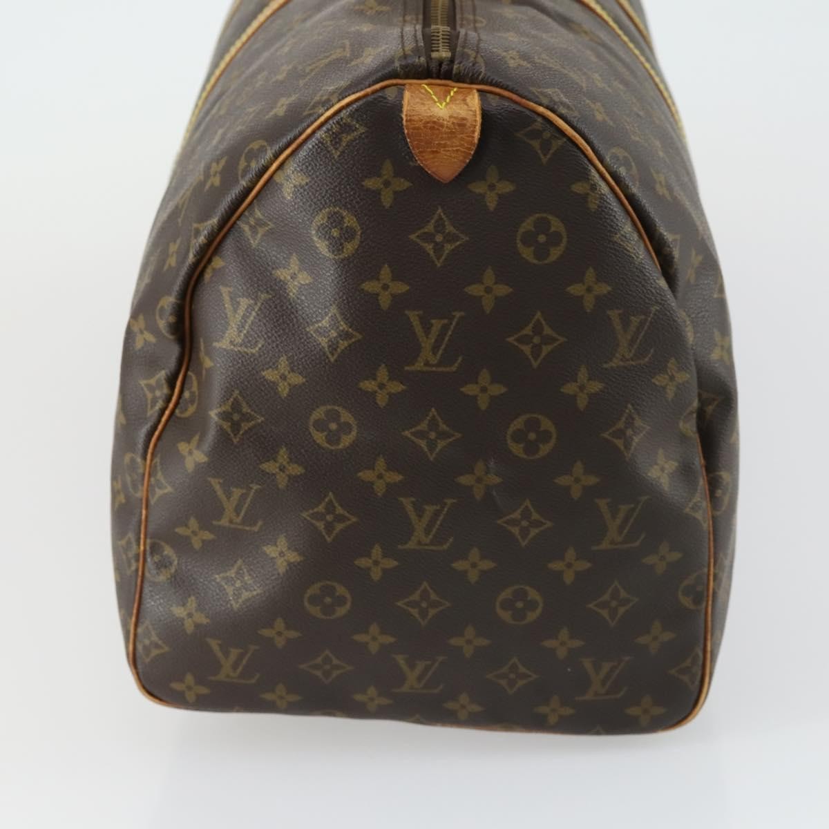 Louis Vuitton Keepall Bag Monogram Canvas Brown Canvas Travel Bag