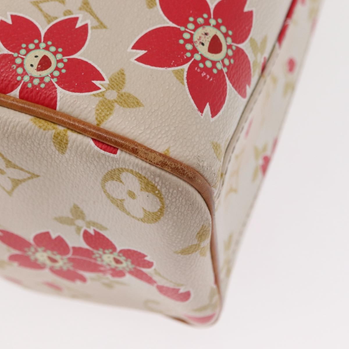 Louis Vuitton Retro Bag Limited Edition Cherry Blossom Monogram White Canvas Handbag