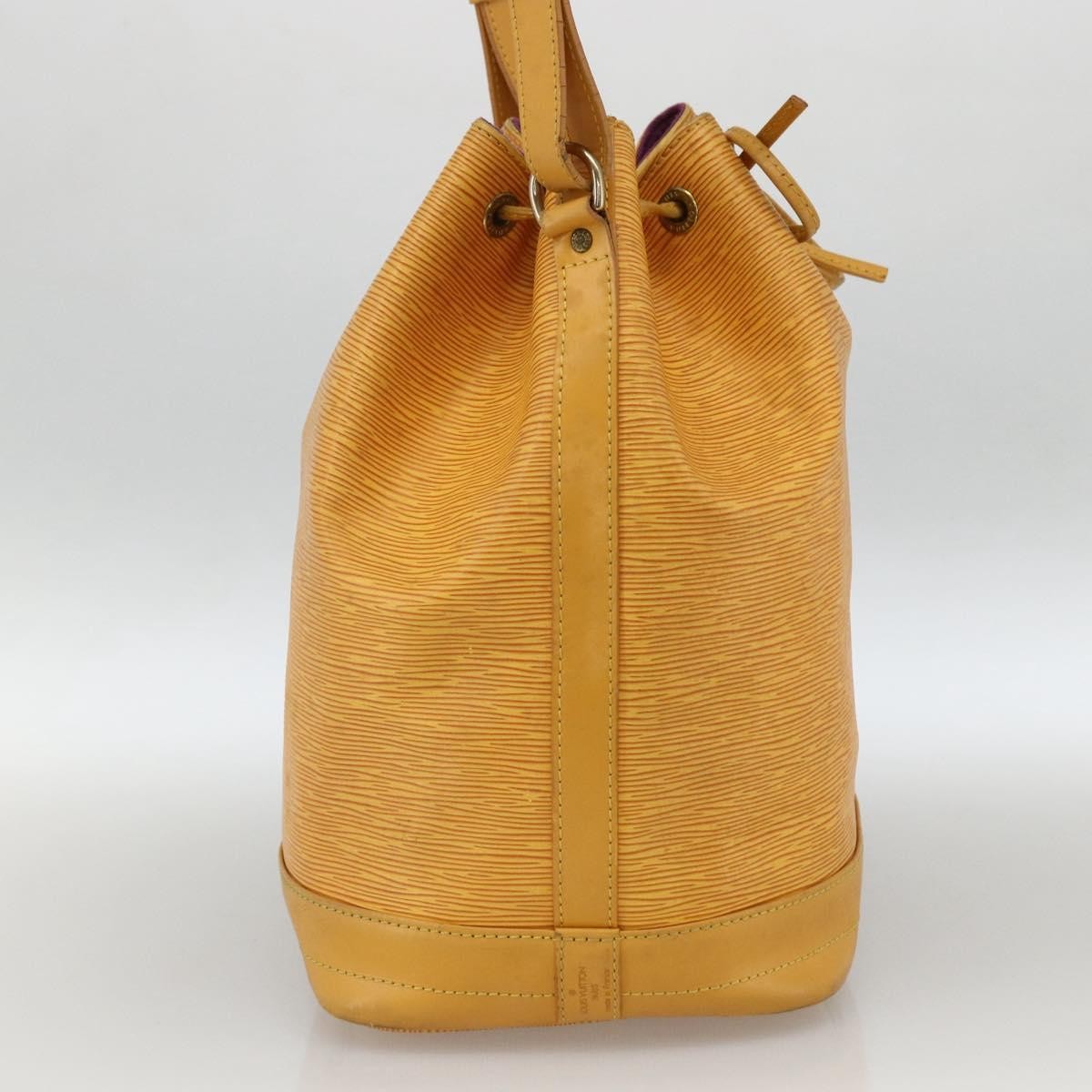 Louis Vuitton Noe Handbag Epi Leather Yellow Leather Shoulder Bag