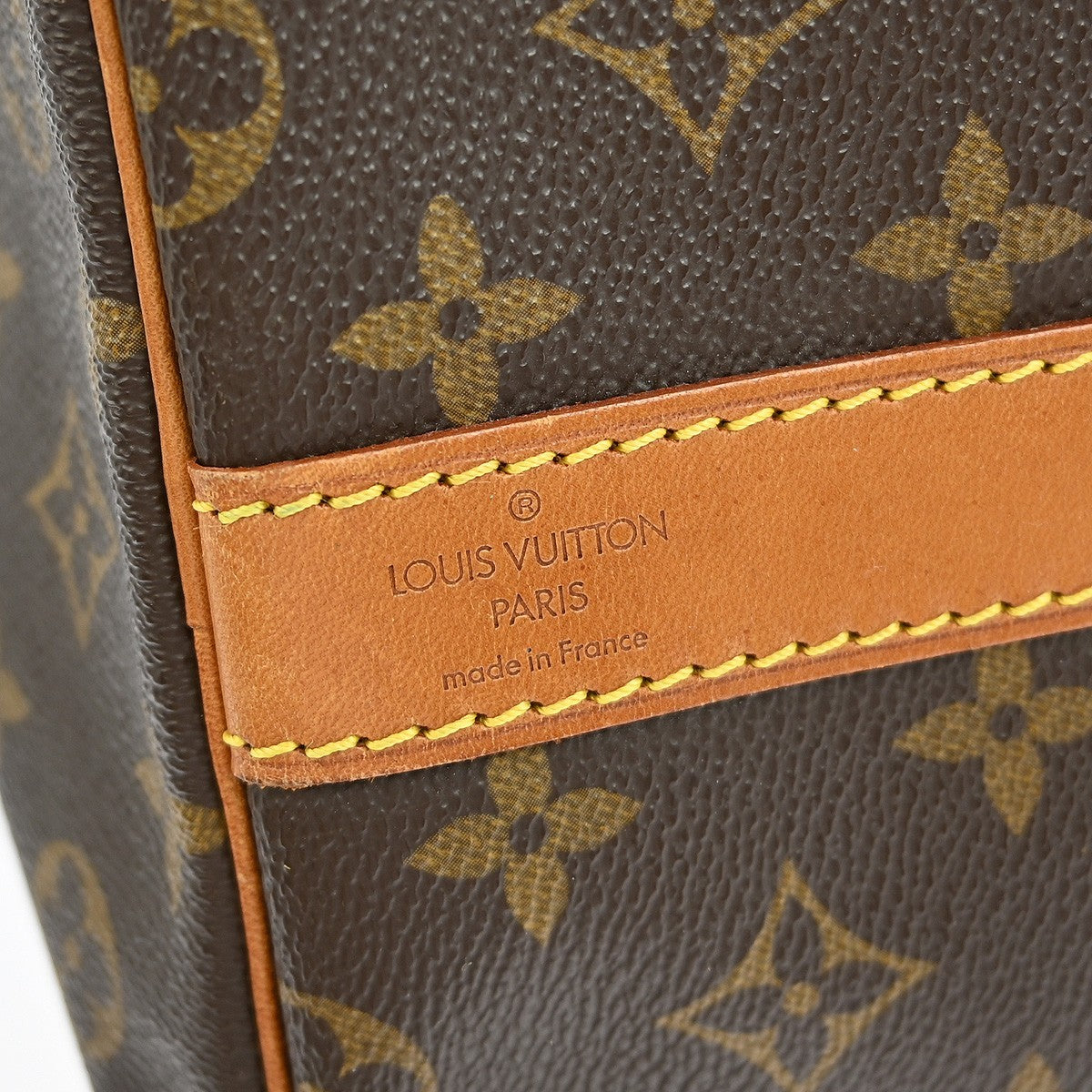 Louis Vuitton Keepall Bandouliere Bag Monogram Canvas Brown Canvas Travel Bag