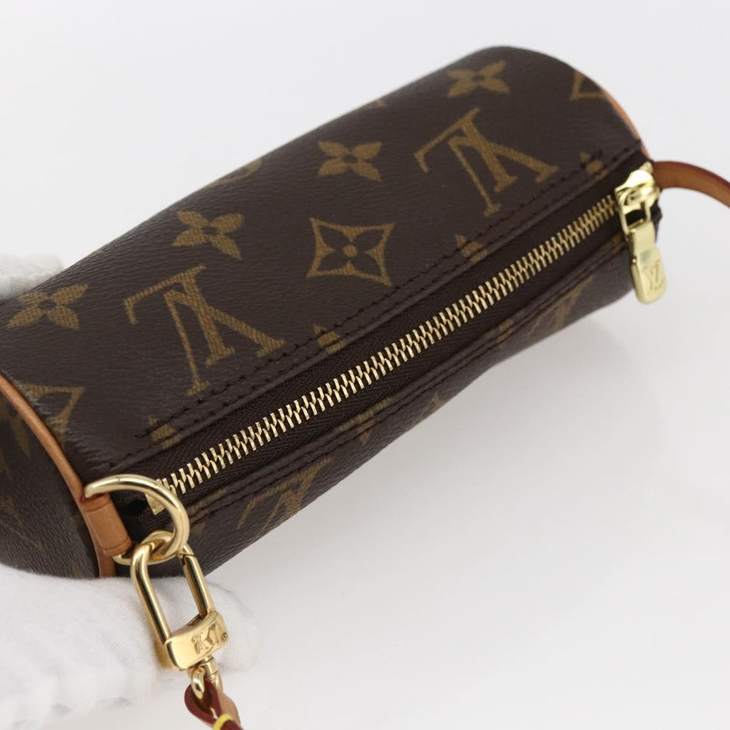 Louis Vuitton Papillon Pochette Monogram Canvas Brown Canvas Clutche & Pouche Bag