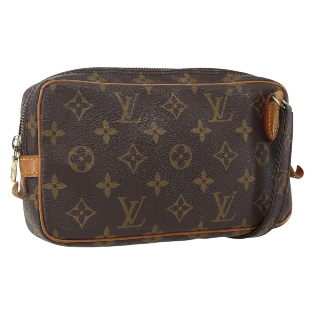 Louis Vuitton Pochette Marly Bandouliere Bag Monogram Canvas Brown Canvas Clutche & Pouche Bag