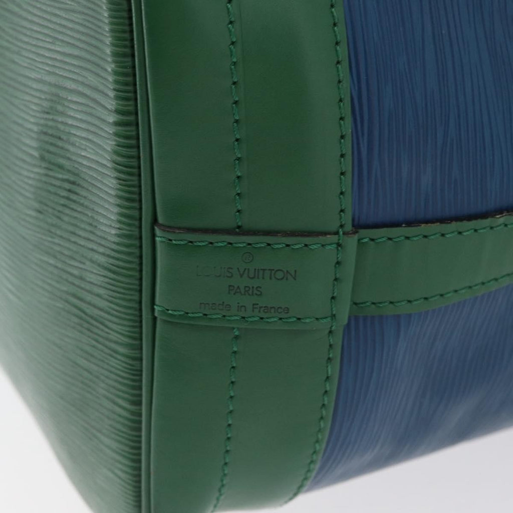 Louis Vuitton Bicolor Noe Handbag Epi Leather Blue Leather Shoulder Bag