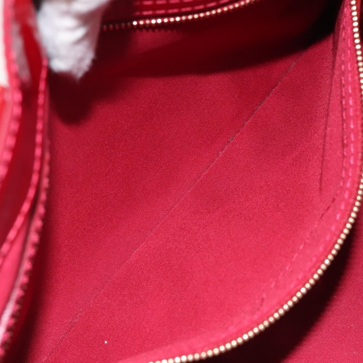 Louis Vuitton Wilshire Handbag Monogram Vernis Red Patent_Leather Handbag