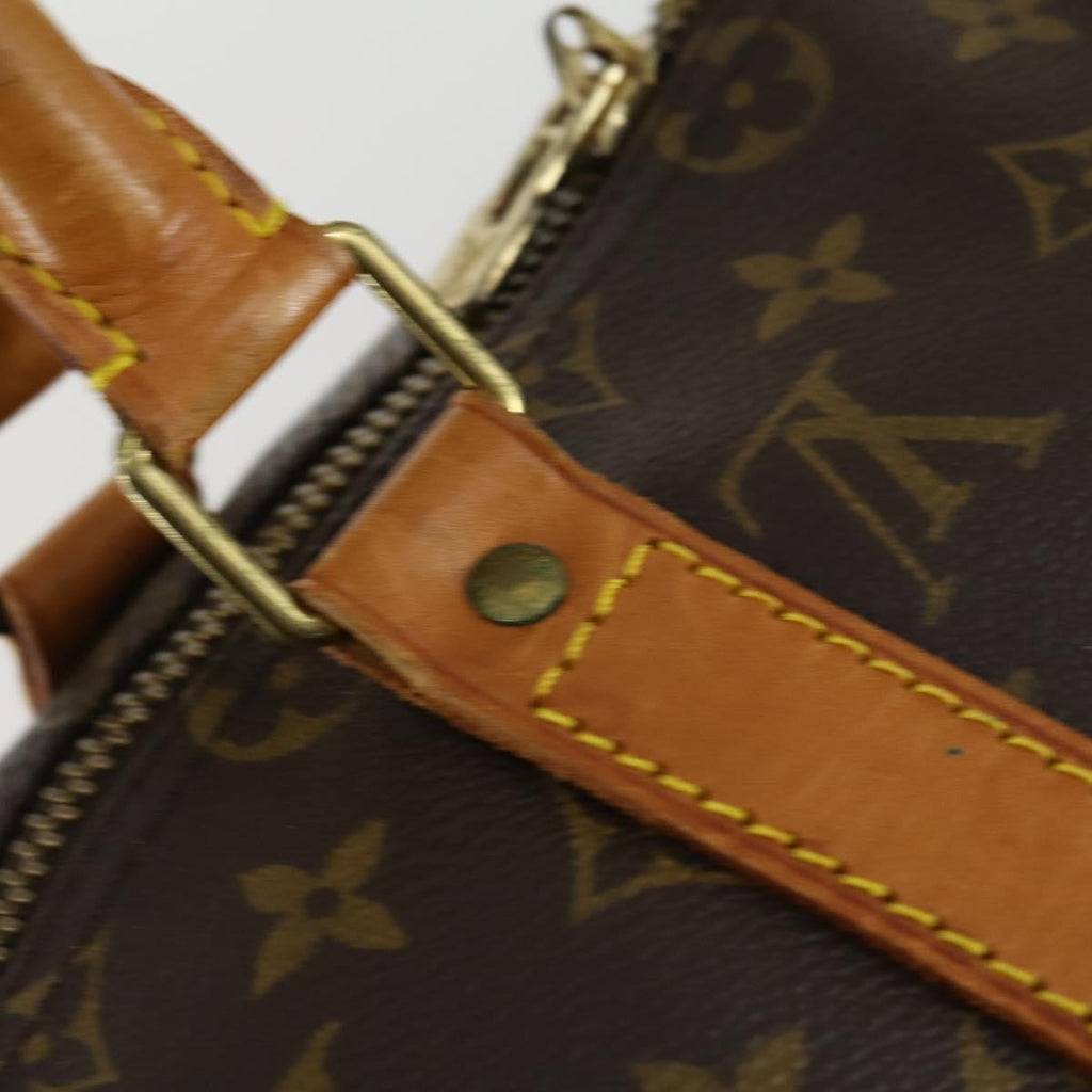 Louis Vuitton Keepall Bag Monogram Canvas Brown Canvas Travel Bag