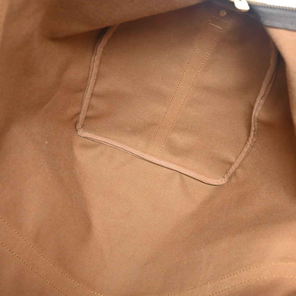 Louis Vuitton Keepall Bag Monogram Canvas Brown Canvas Travel Bag