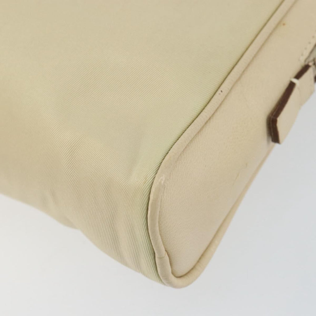 Prada Vintage Handbag Tessuto Beige Nylon Handbag